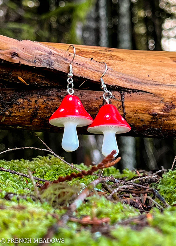 Amanita Mushroom Earrings - Image 5