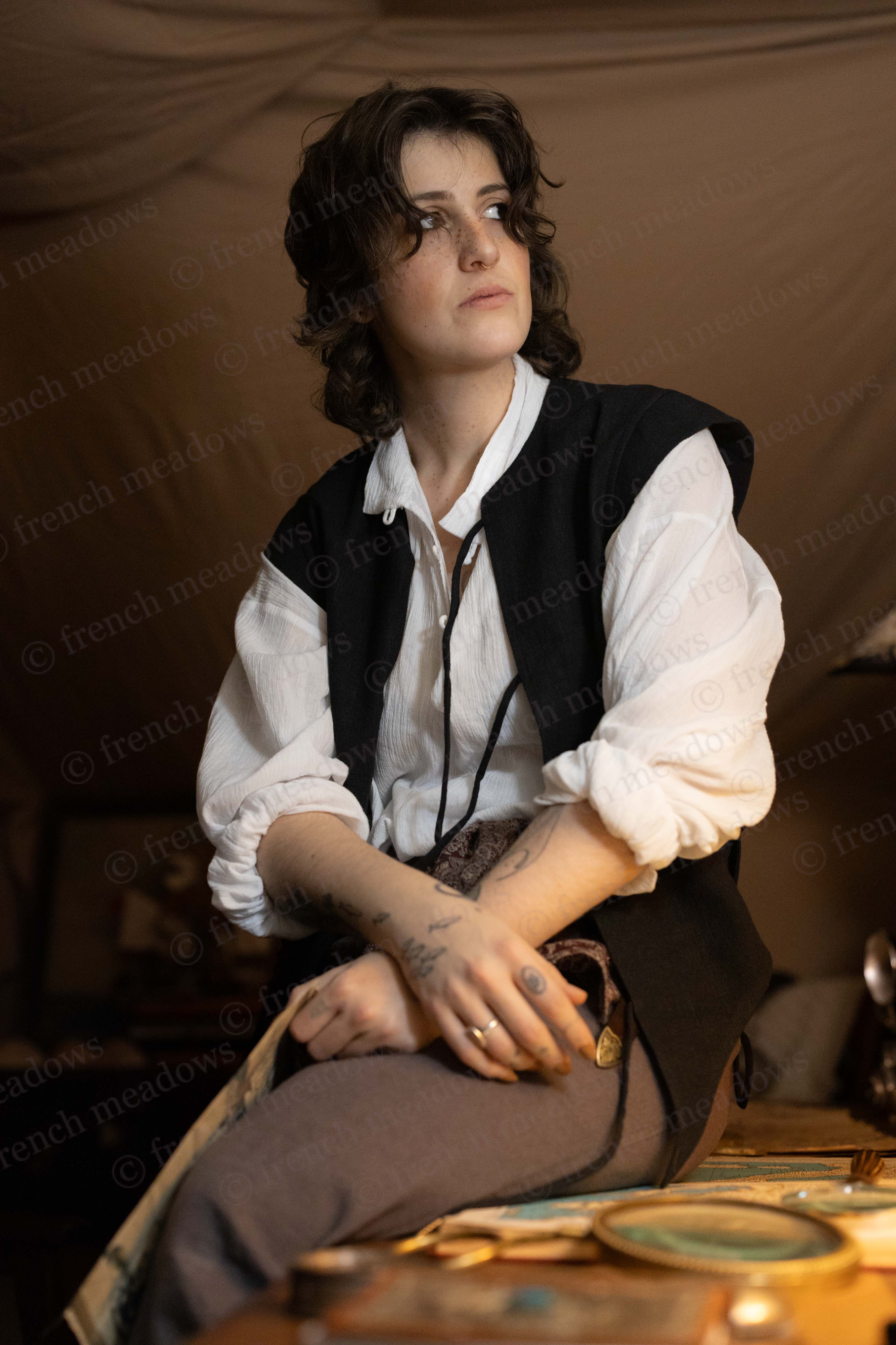 Black Bard Vest - Image 6