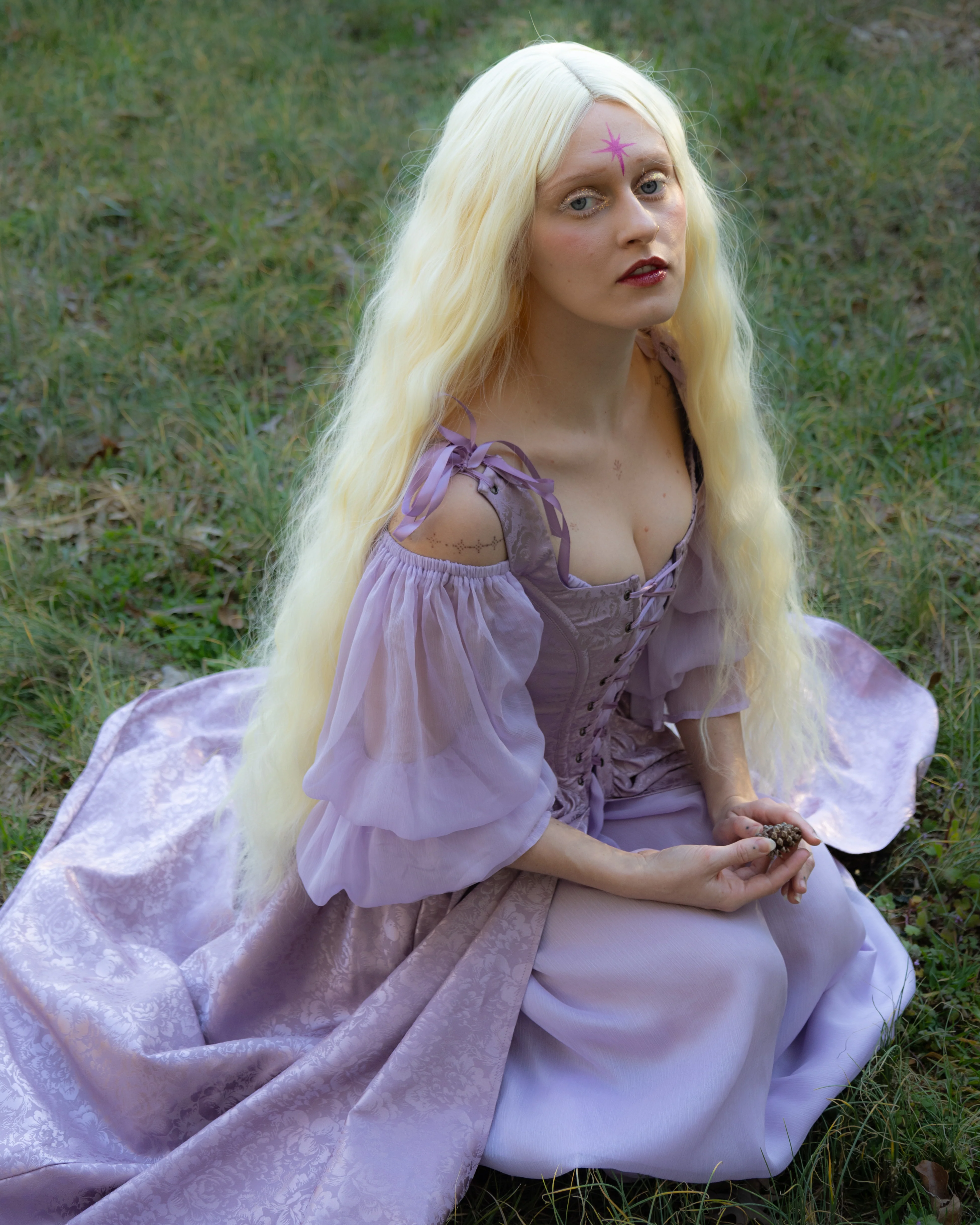 Lilac Chiffon Chemise - Image 4